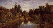 Charles-Francois Daubigny The Water's Edge oil painting reproduction